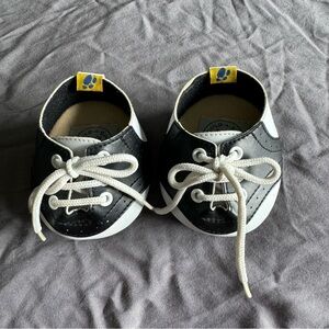 Build-a-Bear Saddle Shoes Black White Laces Retro 1950s Style Stuffed Animal